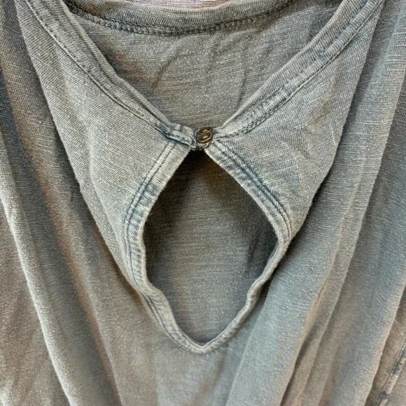 Free People Olive Embroidered Blouse - Picture 6 of 7